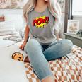 POW -Adults Kids Comic Book Cartoon Pop Art Novelty Sarcastic Comfort Colors Tank Top Butter