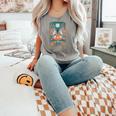The Reader Bookish Cute Spooky Ghost Reading Book Tarot Card Comfort Colors Tank Top Butter