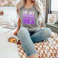 In My School Librarian Era Groovy Back To School Book Lover Comfort Colors Tank Top Butter