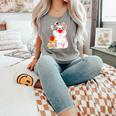 Teacher Pig Cute Farm Animal Book Lover School Student For Men Women Kids Comfort Colors Tank Top Butter