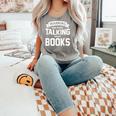 Warning I May Start Talking About Books Comfort Colors Tank Top Butter