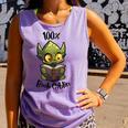 100 Book Goblin Cute Book Reader And Library Lover Comfort Colors Tank Top Lagoon