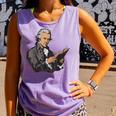 Alexander Hamilton Reading A Book Comfort Colors Tank Top Lagoon