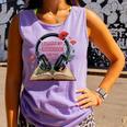Audiobook Lover Bookish I Paused My Audiobook For This Comfort Colors Tank Top Lagoon