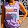 Ban Liars And Crooks Not History And Books Comfort Colors Tank Top Lagoon