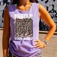 Believe In Your-Shelf Bookworm Book Shelf Reader Comfort Colors Tank Top Lagoon