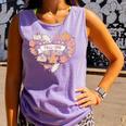 Big Book And Fall Heart Comfort Colors Tank Top Lagoon
