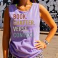 Book Chapter Verse Christian Bible Reformed Theology Comfort Colors Tank Top Lagoon