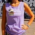 This Is My Book Character Costume Cat Men Women Kids Reading Comfort Colors Tank Top Lagoon