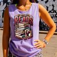 My Book Club Reads Between The Wines Book Club Reading Comfort Colors Tank Top Lagoon