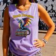 Book Dragon Mark Minson's Books Comfort Colors Tank Top Lagoon