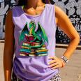 Book Dragon Reading Books Comfort Colors Tank Top Lagoon