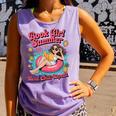 Book Girl Summer Beach Vacation Book Lover Comfort Colors Tank Top Lagoon
