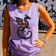 Book Lover Bookworm Reading Books Dragon Comfort Colors Tank Top Lagoon