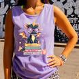 Book Lover Chibi Dragon With Big Red Glasses Bookworm Comfort Colors Tank Top Lagoon