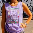 Book Lover Christmas Reader Ugly Sweater Tee Xmas New Year Comfort Colors Tank Top Lagoon