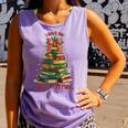 Book Lover Christmas Tree I Have No Shelf Control Comfort Colors Tank Top Lagoon