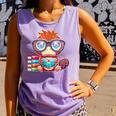 Book Lover Reading Platypus Comfort Colors Tank Top Lagoon