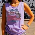 Book Lovers a Book a Day Keeps The Mental Breakdown Away Comfort Colors Tank Top Lagoon