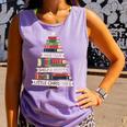 Book Merry Little Christmas Tree Holiday Comfort Colors Tank Top Lagoon Book Merry Little Christmas Tree Holiday Comfort Colors Tank Top Lagoon