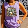 Book Nook Enthusiast Cozy Library Reader Collector Comfort Colors Tank Top Lagoon