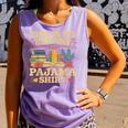 Book And Pajama This Is My Reading Pajama Bedtime Reading Comfort Colors Tank Top Lagoon