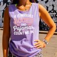 Book And Pajamas Humorous Book Lover Reading Bedtime Comfort Colors Tank Top Lagoon
