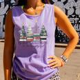 My Book Preference Has Me On The Naughty List Christmas Tree Comfort Colors Tank Top Lagoon