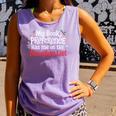 My Book Preference Naughty List Readers Christmas Joke Comfort Colors Tank Top Lagoon