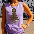 All Booked For Christmas Book Tree Book Lover Teacher Comfort Colors Tank Top Lagoon