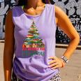 All Booked For Christmas Reading Books Librarian Holiday Comfort Colors Tank Top Lagoon