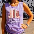 All Booked For Valentines Book Lovers Hearts Comfort Colors Tank Top Lagoon