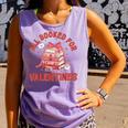 All Booked For Valentines Bow Heart Book Lover Valentine Day Comfort Colors Tank Top Lagoon