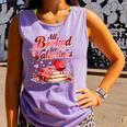 All Booked For Valentines Cute Book Lover Quote Comfort Colors Tank Top Lagoon
