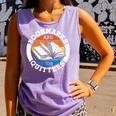 Bookmarks Are For Quitters Reader Read Book Reading Comfort Colors Tank Top Lagoon