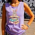 Books Bookworm Reader Book Cute Reading Bunny With Glasses Comfort Colors Tank Top Lagoon Books Bookworm Reader Book Cute Reading Bunny With Glasses Comfort Colors Tank Top Lagoon