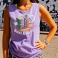 Books And Coffee Book Lover Bookish Green Book Theme Reading Comfort Colors Tank Top Lagoon