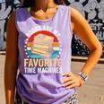 Books Are My Favorite Time Machines Comfort Colors Tank Top Lagoon
