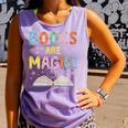 Books Are Magic Whimsical Retro Bookworm Comfort Colors Tank Top Lagoon Books Are Magic Whimsical Retro Bookworm Comfort Colors Tank Top Lagoon