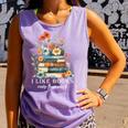 I Like Books More Than People Reading Reader Bookworm Saying Comfort Colors Tank Top Lagoon