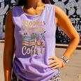 Books Plants And Coffee Growing Plant Gardening Planting Comfort Colors Tank Top Lagoon