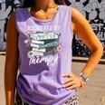 Books Are My Therapy Summer Reading Book Lovers Comfort Colors Tank Top Lagoon Books Are My Therapy Summer Reading Book Lovers Comfort Colors Tank Top Lagoon
