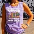 Books Reading Lovers Bookworm Librarian Book Nerd Read Comfort Colors Tank Top Lagoon