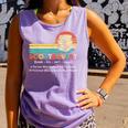 Booktrovert Definition Book Lover Comfort Colors Tank Top Lagoon