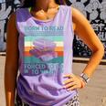 Born To Read Go Work Book Reading Librarian Men Women Comfort Colors Tank Top Lagoon