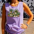 Botanical Garden Plants With Books Comfort Colors Tank Top Lagoon