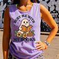 Bury Me With My Books Ghost Tee Comfort Colors Tank Top Lagoon