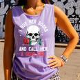 I Buy Her Books And Call Her A Good Girl Skull Rose Bookworm Comfort Colors Tank Top Lagoon