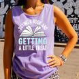 Buying A Book And Getting A Little Treat Comfort Colors Tank Top Lagoon