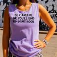 Be Careful Or You’Ll End Up In My Book Comfort Colors Tank Top Lagoon